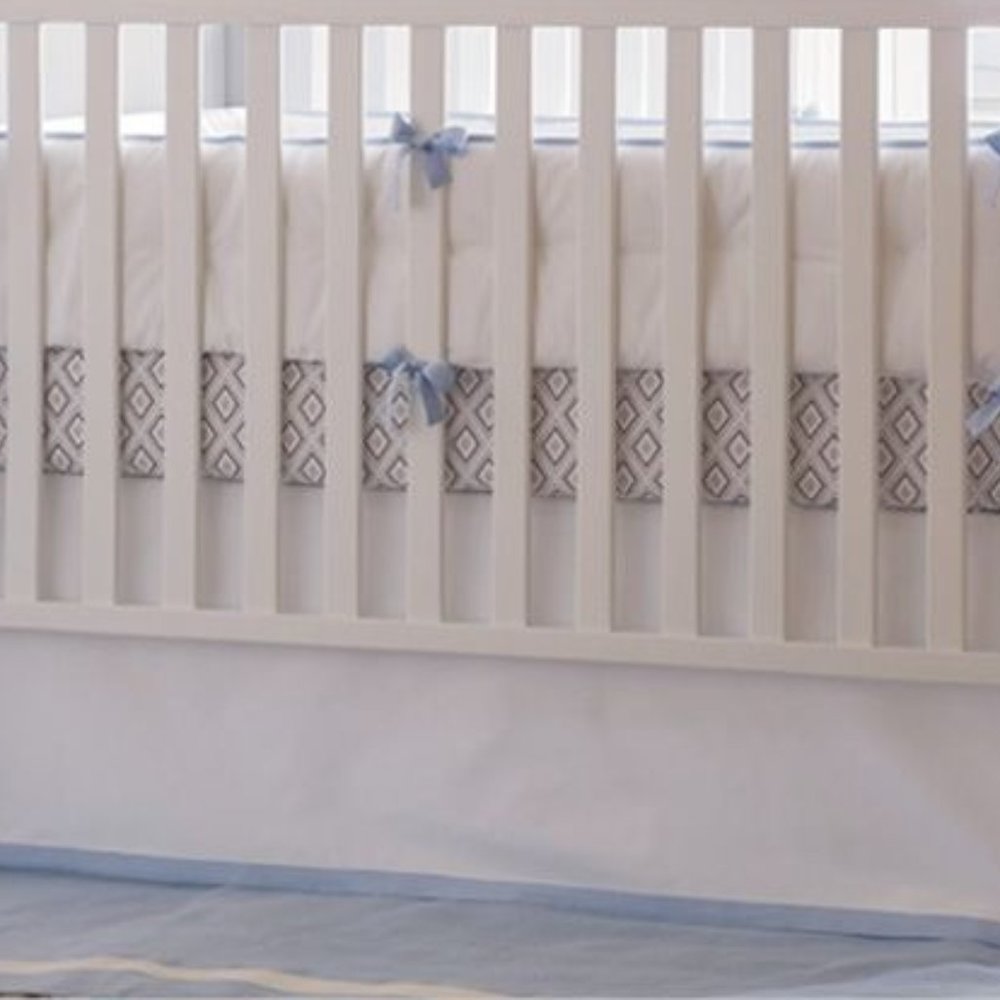 Serena & Lily Bordered Crib Skirt ONLY